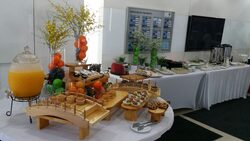 refreshment foods presented by canape catering malaysia for bmw auto bavaria glenmarie